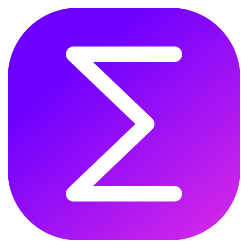 Sigma Generic gradient fill icon