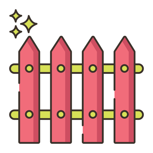 Fence free icon Fence free icon