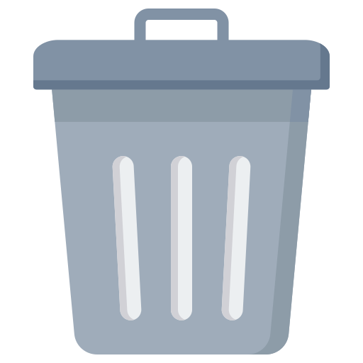 contenedor de basura icono gratis