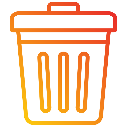 contenedor de basura icono gratis