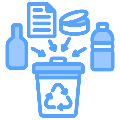 tacho de reciclaje icono gratis