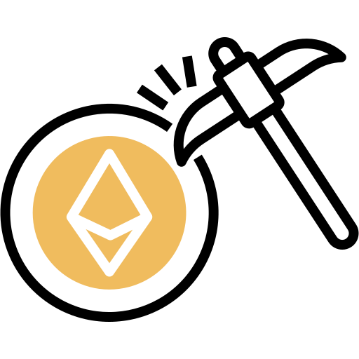 minería de ethereum icono gratis