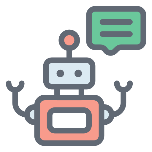 Chat bot Generic color lineal-color icon