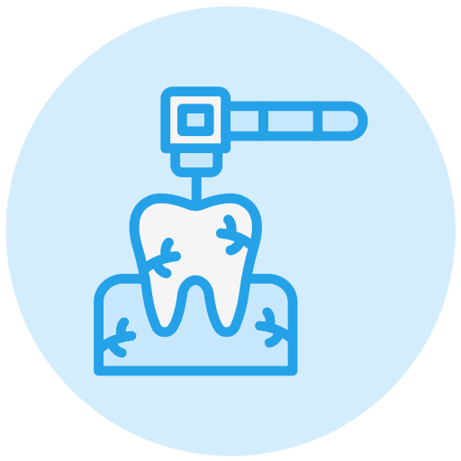 taladro dental icono gratis