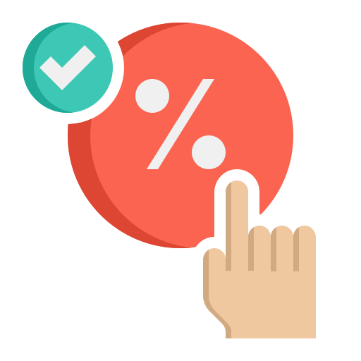 prozentsatz kostenlos Icon