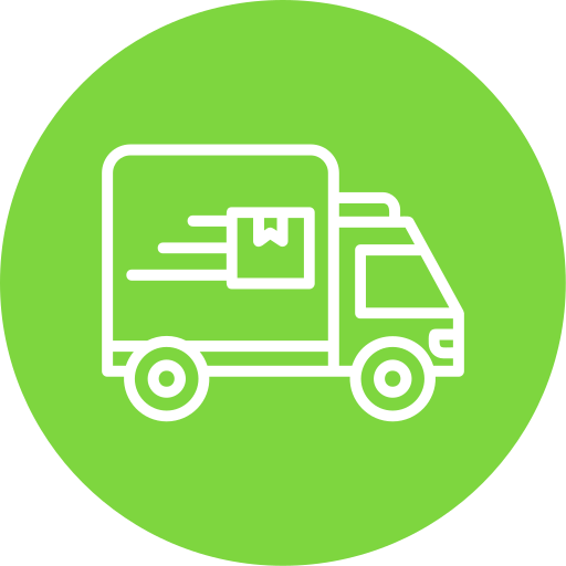 camión de reparto icono gratis