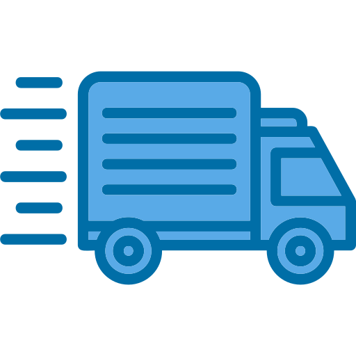 camión de reparto icono gratis
