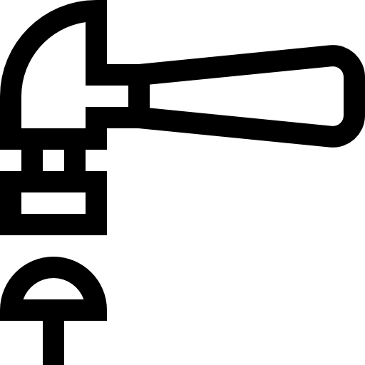 martillo icono gratis
