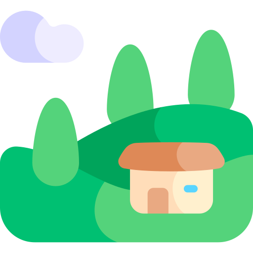 Landscape Kawaii Flat icon