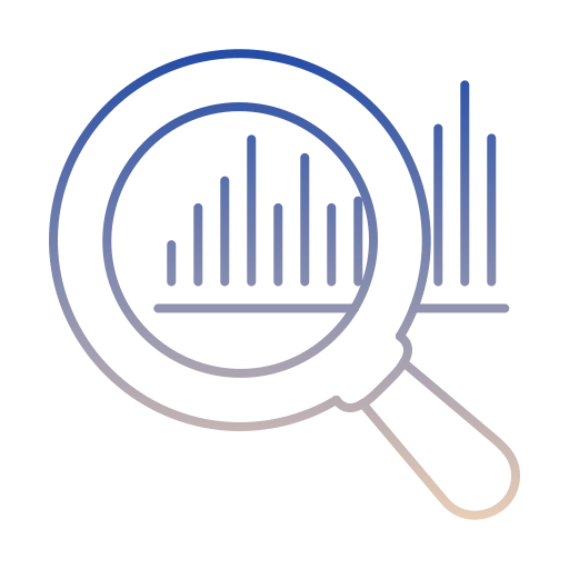 Analysis Generic gradient outline icon