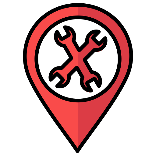 servicio de reparación icono gratis