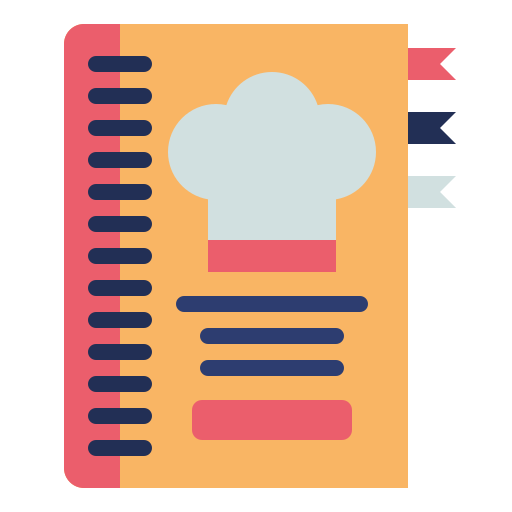 Recipe book Generic color fill icon