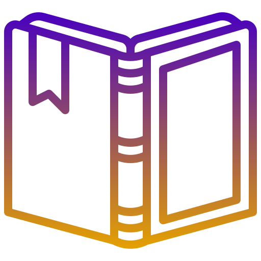 Book Generic gradient outline icon