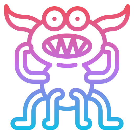 Monster free icon Monster free icon