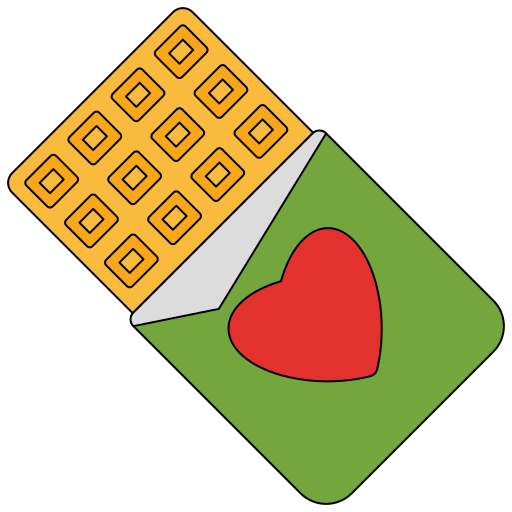 barra de chocolate icono gratis