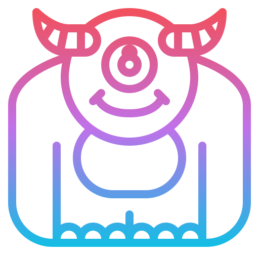 Monster free icon Monster free icon