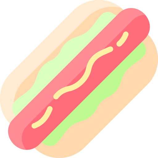 hot dog icono gratis