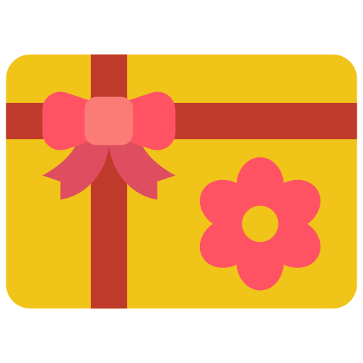 tarjeta de regalo icono gratis