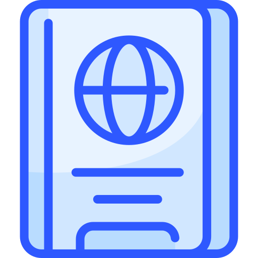 pasaporte icono gratis