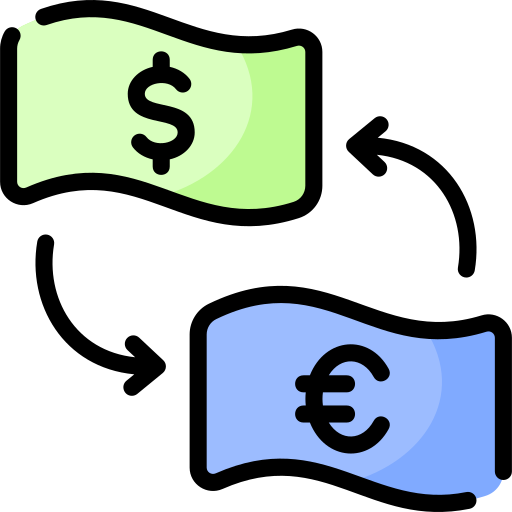 Money exchange Vitaliy Gorbachev Lineal Color icon
