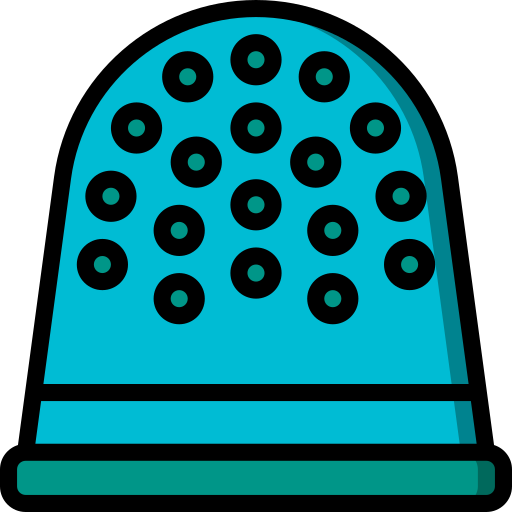 dedal de costura icono gratis