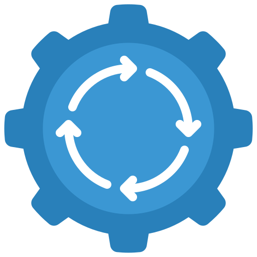 Cog Basic Miscellany Flat icon