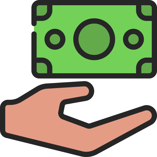 Give money Juicy Fish Soft-fill icon