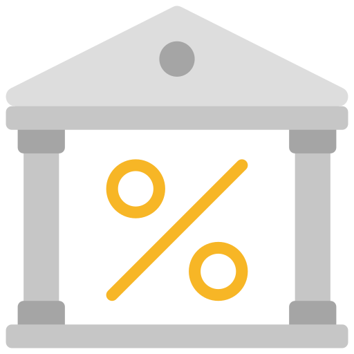 Bank rate free icon Bank rate free icon