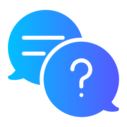 Question mark Generic gradient fill icon