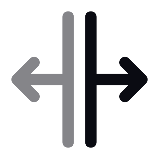 distribuer l'espacement horizontal Icône gratuit