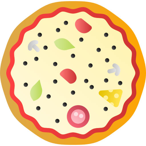 Pizza Generic gradient fill icon