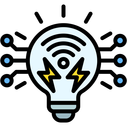 energía inteligente icono gratis