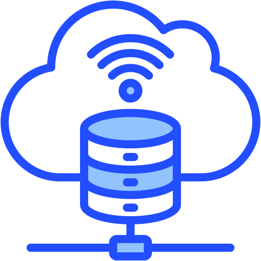 base de datos en la nube icono gratis