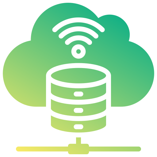 base de datos en la nube icono gratis