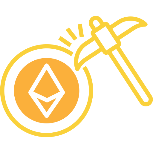 minería de ethereum icono gratis