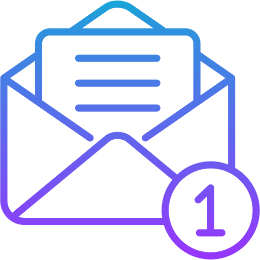 Inbox Generic gradient outline icon