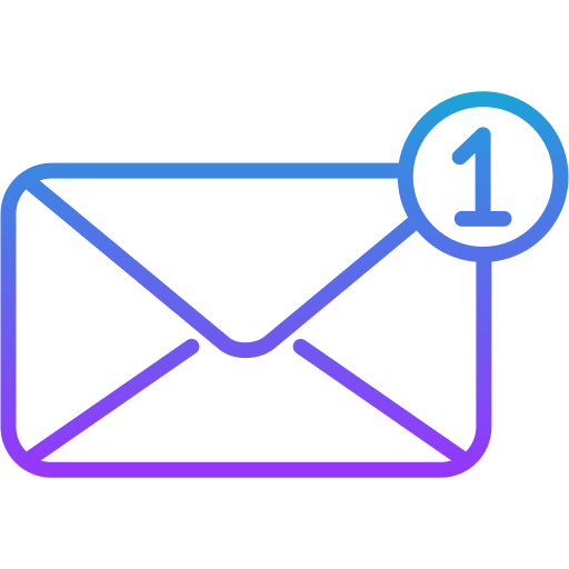 Inbox Generic gradient outline icon