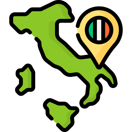 Italian Map Free Maps And Location Icons