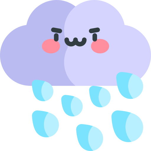 lluvia pesada icono gratis