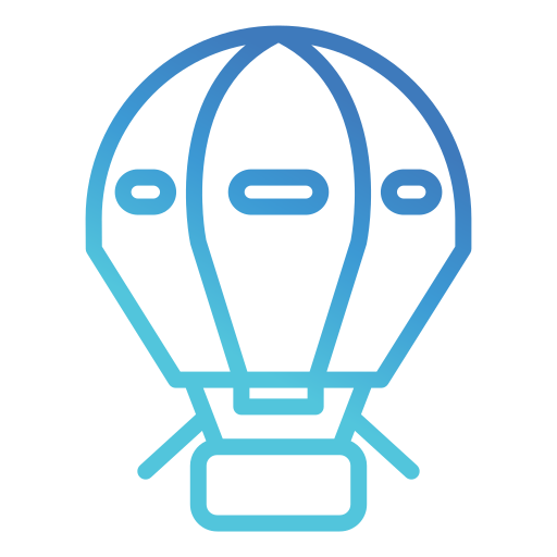 Воздушный шар бесплатно иконка
