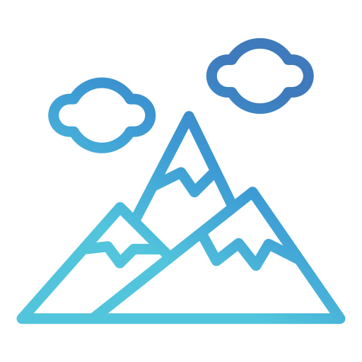 Mountain Generic gradient outline icon