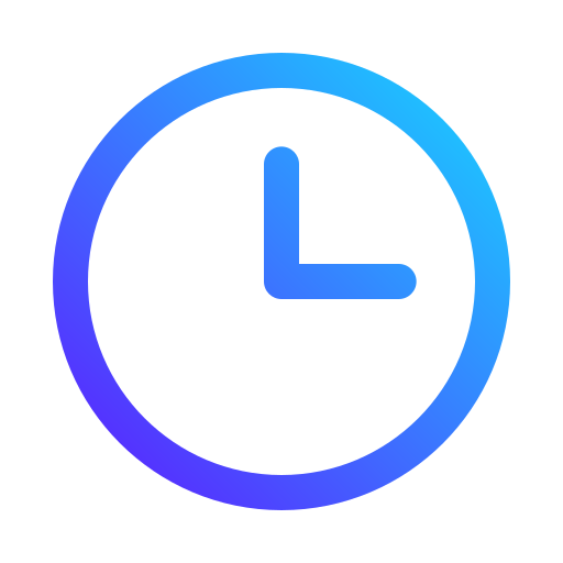 Clock Generic gradient outline icon