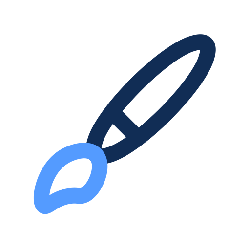 cepillo de pintura icono gratis