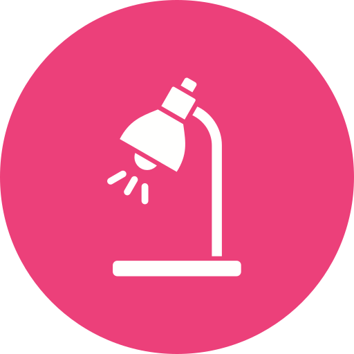 Desk lamp free icon