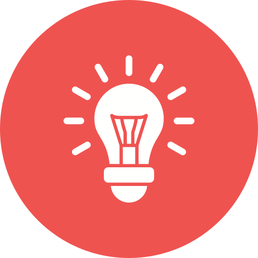 Lightbulb Generic color fill icon