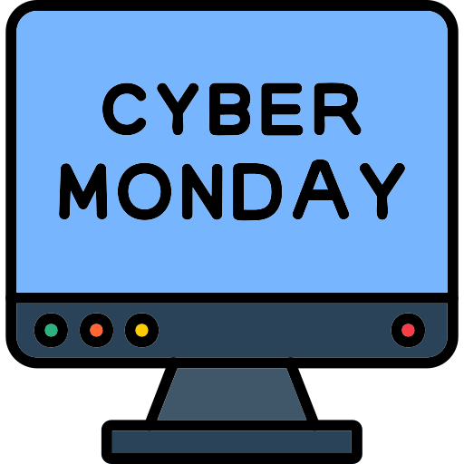 cyber lundi Icône gratuit