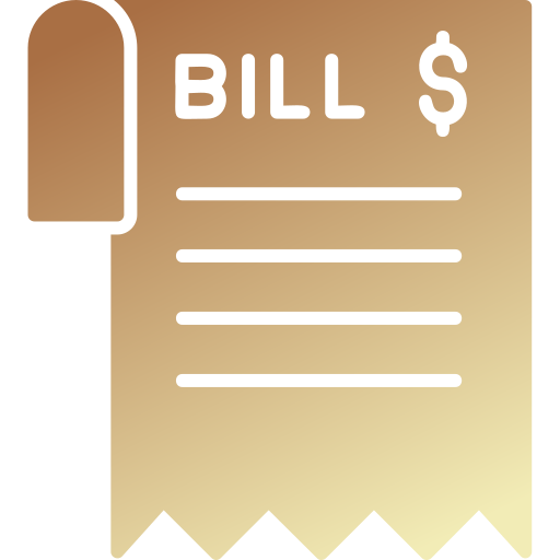 Bill Generic gradient fill icon