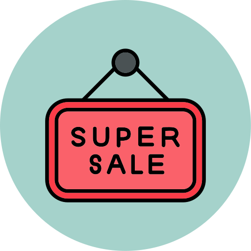 super vente Icône gratuit super vente Icône gratuit