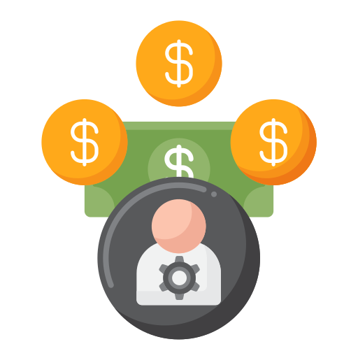 Financial free icon Financial free icon