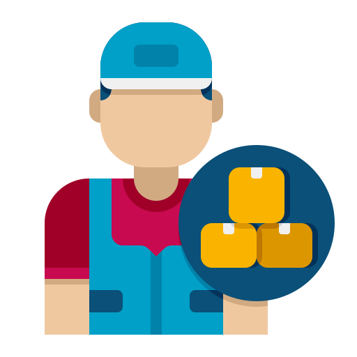 entrega icono gratis